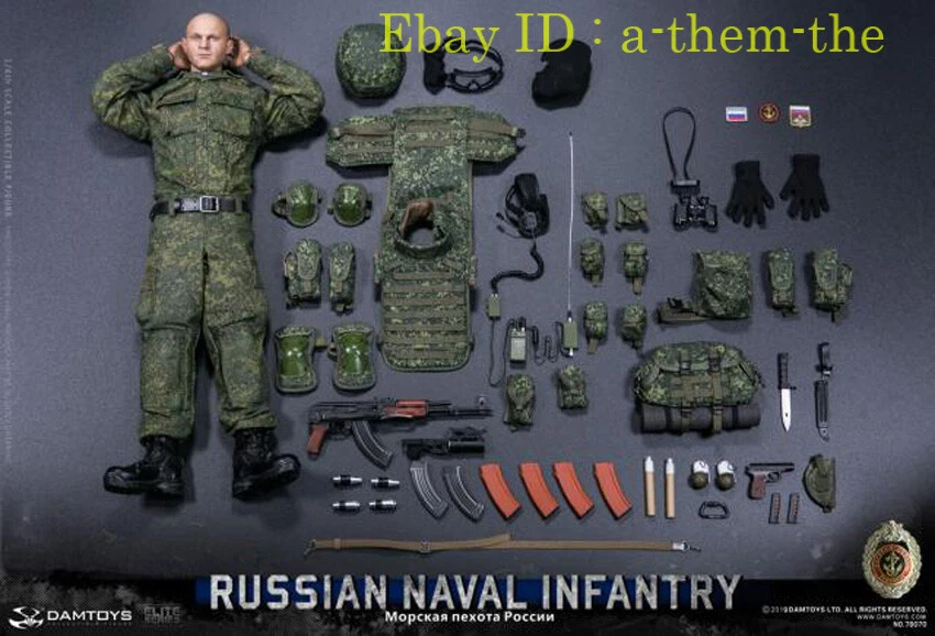 (En stock @ a-team-the) Damtoys 78070 tiene 1/6 soldados infantería de marina rusa Foto 2 de 4