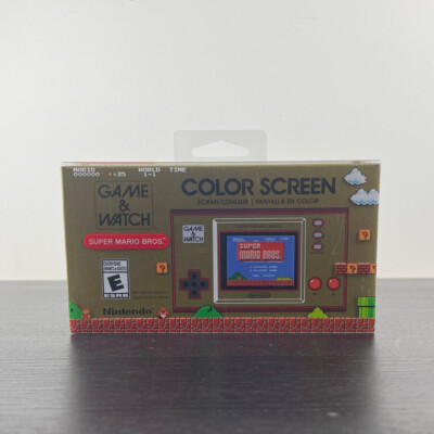 NEW Nintendo Game and Watch Super Mario Bros Color Screen Handheld Console.