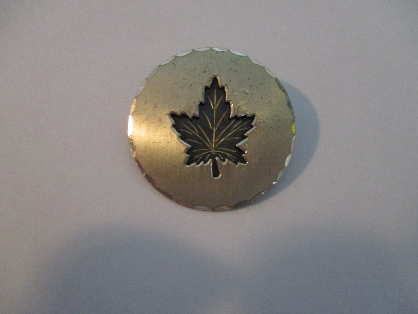 Signed Forstner Sterling Silver Maple Leaf Pin - image 1