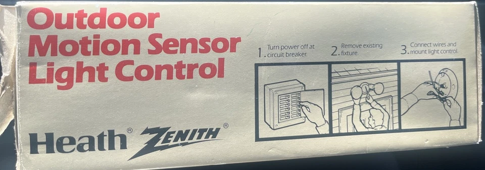 Heath Zenith SL-5415-A Outdoor Motion Sensor Security Light Control  NEW VTG - Image 2 of 4