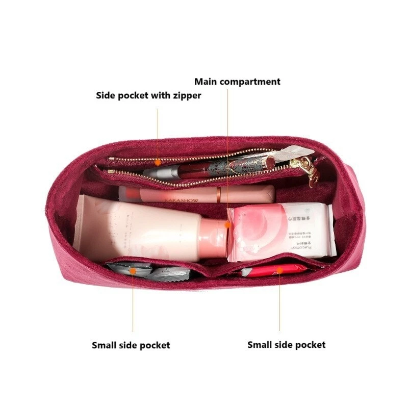 Mujer Cartera Organizador Inserto Bolsa Forros Modeladores Para LV Bolso de Transporte Cartera Forro Foto 4 de 4