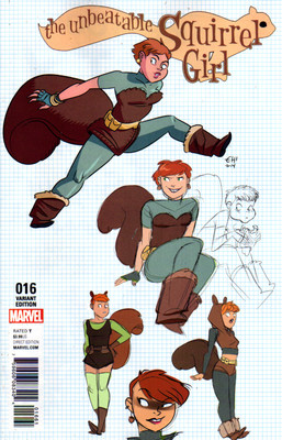 UNBEATABLE SQUIRREL GIRL (2015) #16 Erica Henderson VARIANT Cover