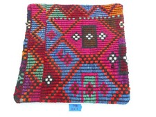Unique  Kilim Pillow Cover 16x16" Case from Kilim Rug Hidden Zipper Amazing Work