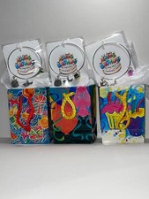 Happy Birthday Bangle Charm Silver Plated Bracelets Handmade In Gift Bags