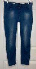 Woman GAP blue Stretch Skinny Legging Denim Jean S 27/ 4 Inseam 26  Jegging