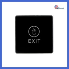 Door Touch Exit Button Push Home Release Switch Panel Access Control LED Light/U