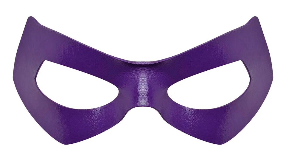 Riddler Purple Costume Leather Eye Mask - MOST Authentic - FREE Bonus! - Image 2 of 4
