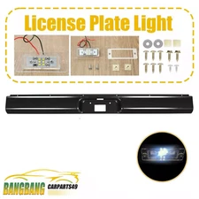 Rear Roll Pan W/License Plate LED Light For 1973-1987 73 Chevy C10 C20 Fleetside