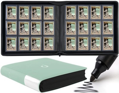 D DACCKIT Top Loader Binder 12 Pocket - Fits 480 Cards，12 Pocket Top Load