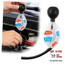 Battery Hydrometer Tester,6V/12V/24V Batterycid Tester with Color-Coded Scale A