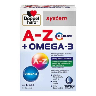 DOPPELHERZ A-Z+OMEGA 3 AIO PZN18196736 Verfall 10.27