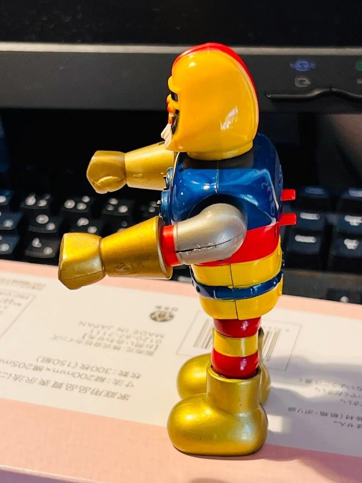 Figura Diecast Vintage Popy Chogokin Robogaki Ganbare Robocon Años 70 Foto 4 de 4