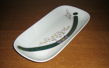 Vassoio Miniatura Porcellana Medea decorata a mano tratti oro - vintage anni 70