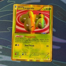 Pokemon Karte Exeggcute Secret Rare Shiny BW Plasma Blast 102/101 LP Englisch