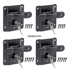 4 Pack Tie Down Anchors with Plates for Ford F150 F250 F350 Truck Beds