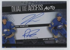 2024 Upper Deck Credentials 3/25 Tage Thompson Dylan Cozens #DTAAD-TC Auto lc1