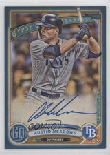 2019 Topps Gypsy Queen Auto Indigo /150 Austin Meadows #GQA-AME Auto nd3