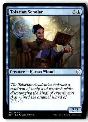 Tolarian Scholar 71 Common Dominaria Magic: The Gathering Near Mint