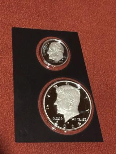 2025 S Proof Silver Kennedy Half Dollar AND 2025 S Proof Silver Roosevelt Dime
