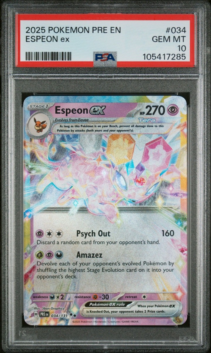 PSA10 エーフィ / ポケモン espeon イーブイコレクション PSA PSA10】エーフィ Espeon ポケモンカード Pokemon card - メルカリ