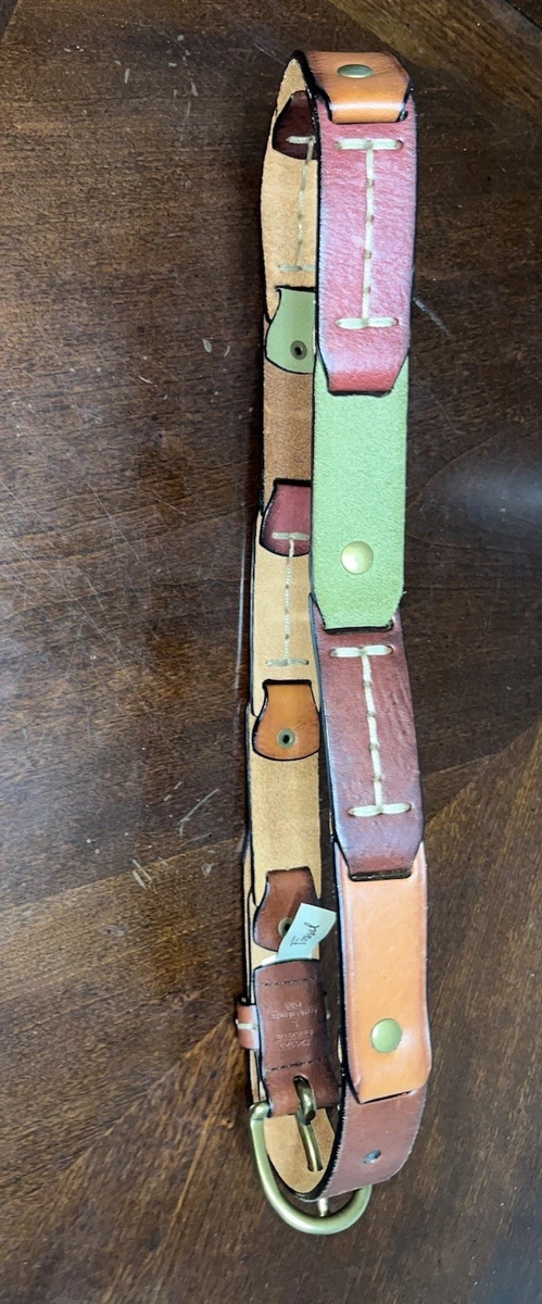 Raina Statement Belt Jaclyn Chain Leather Adjustable Brown Gold Buckle Classic Raina belt fab_finds_fl - Gem main image 4