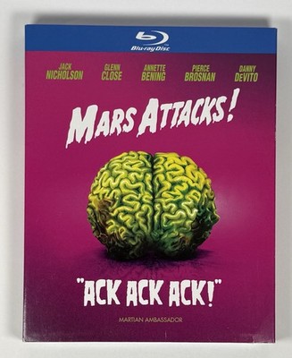 Mars Attacks! (Blu-Ray, 1997) with rare OOP slipcover | eBay