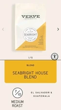 Verve Cofffee Roasters Seabright  Blend Medium Ground 11.25LBS