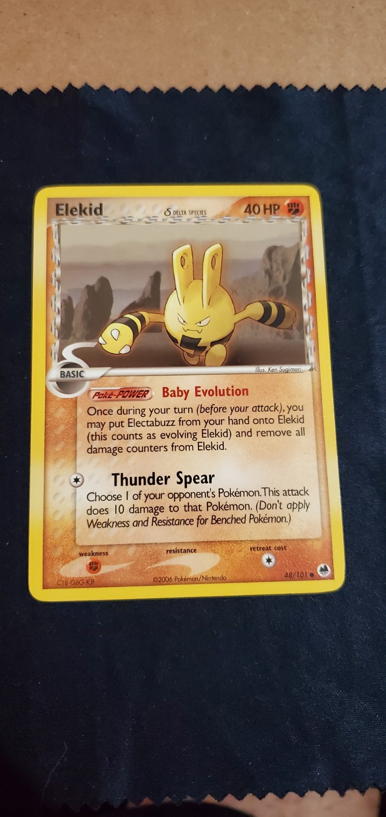Elekid 48/101 And Electabuzz 29/101 EX Dragon Frontiers Excellent Condition