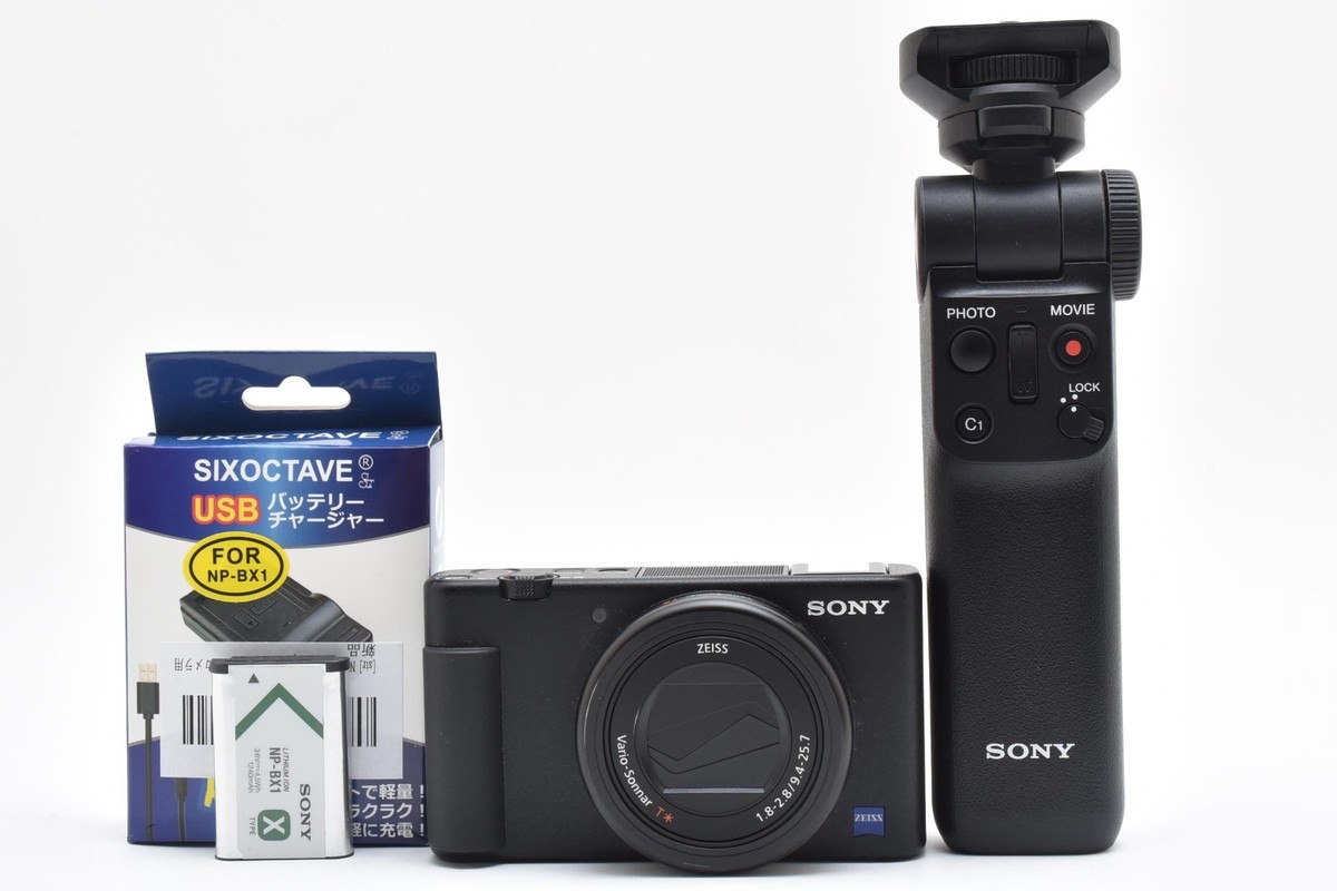 【新品】SONY VLOGCAM ZV-1G SHOOTING GRIP KIT Sony VLOGCAM ZV-1G Shooting Grip Kit Compact Digital Camera Black