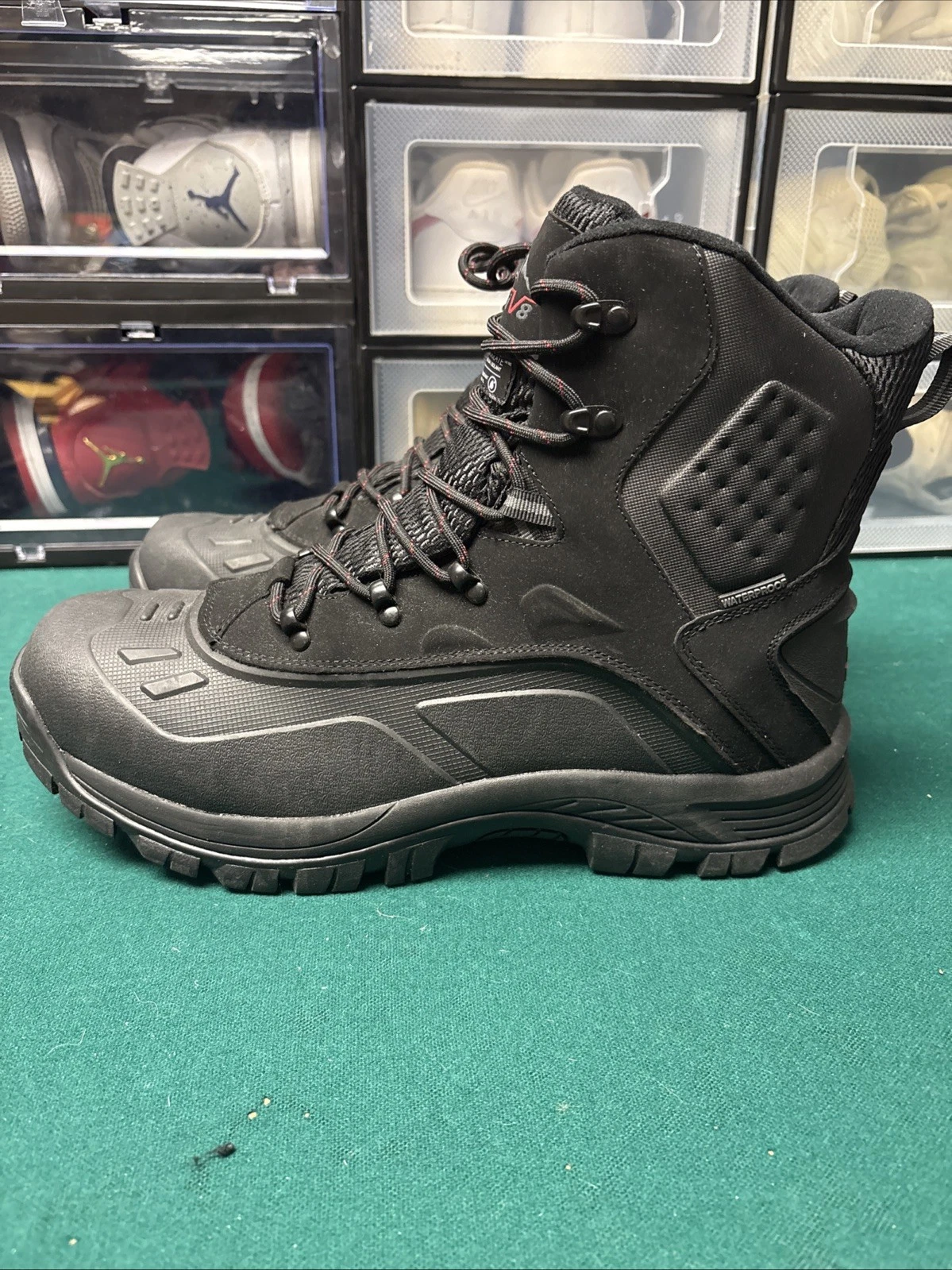 Nortiv 8 men's insulated waterproof construction hiking winter snow boots Sz 14