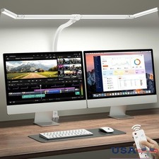 LED Desk Lamp Ultra Wide Brightness Adjustable Color Temperature Eye Care Clamp
