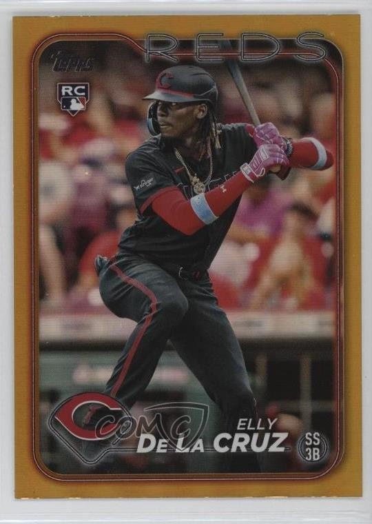 2024 Topps Series 1 Gold Foil Elly De La Cruz #141 Rookie RC
