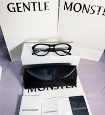GentleMonster Oaa 01 Sunglasses Black Frame Clear Lenses