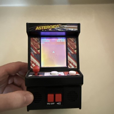 Asteroids Handheld Classic Mini Arcade Game by Basic Fun #09542 Tested