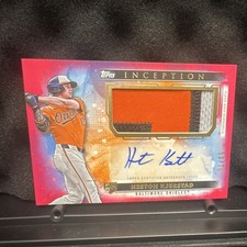 2024 Topps Inception Heston Kjerstad #APC-HK RC Auto Patch Magenta /75
