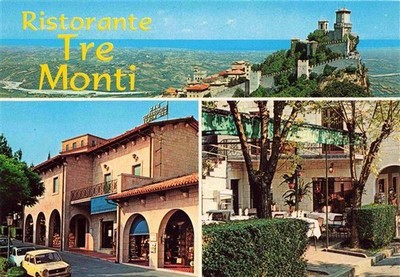 SAN MARINO  Repubblica di Ristorante Tre Monti Details