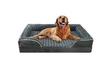 FERPOSH Orthopedic Dog Bed, Pet Sofa Bed with Removable Washable Cover, Water...