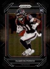 2022 Panini Chronicles - Prizm Black Dameon Pierce #PB-25 (RC)