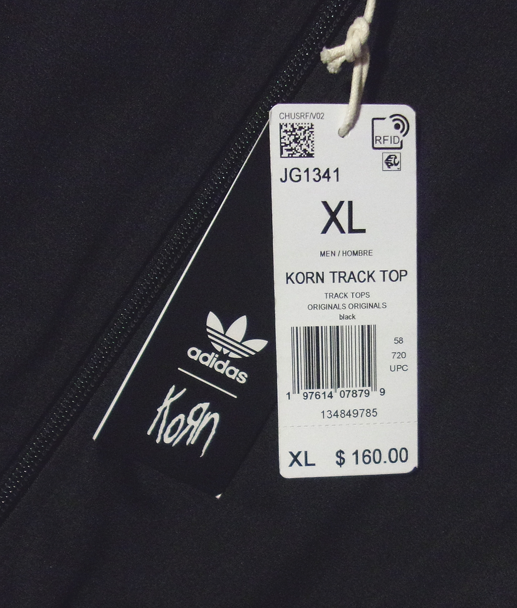 New ADIDAS Korn 30th Anniversary Track Top Jacket (JG1341