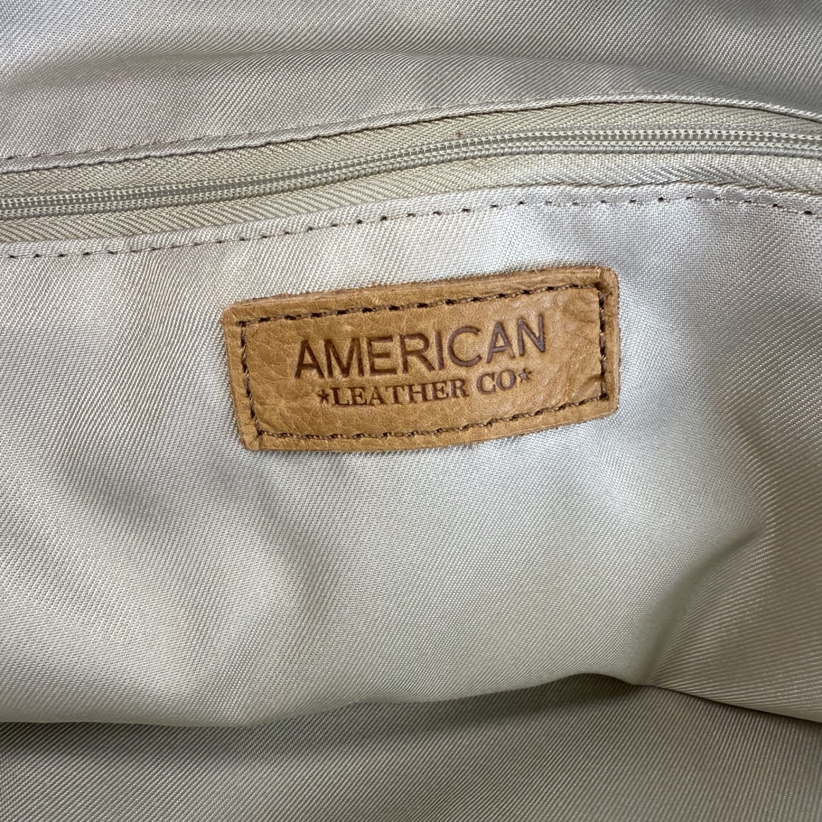 American Leather Co Cleveland Leather Backpack Bag Handbag Purse Cafe Latte Smoo