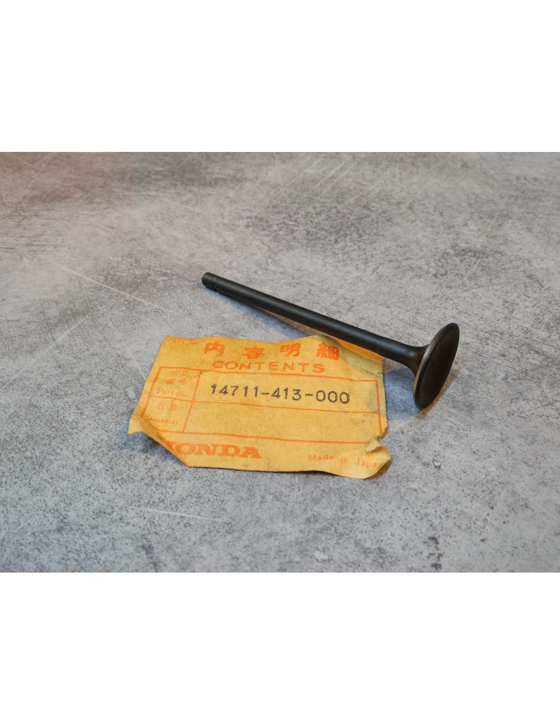 Soupape admission Honda 14711-413-000 pour CB400N CB400T CM400T