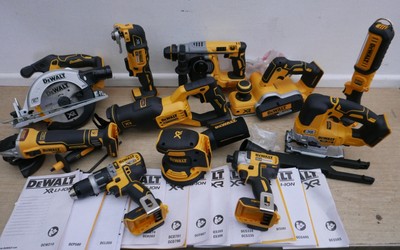 DeWalt 18 V XR 11-teiliges bürstenloses Einheitspaket DCP580 DCS334 DCH273 DCG405 usw.