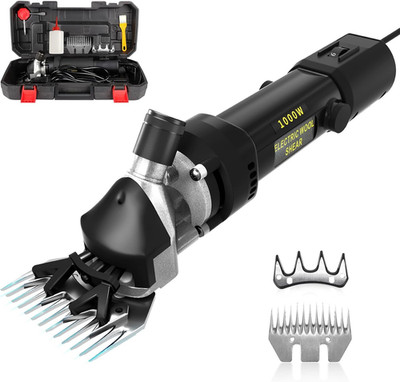 Sheep Shears,1000W Professional Heavy Duty Electric Animal Grooming Clippers for
