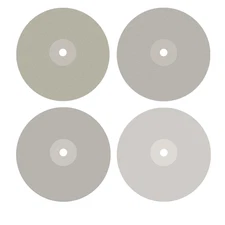 4PCS Diamond Flat Lap Wheel Disc 6" X 1/2" Arbor Hole Abrasive Grit 600 1200 200