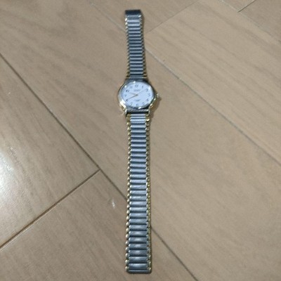 ORIENT Swimmer 100 Wristwatch Quartz Stainless Steel Silver Gold Dial 100m
