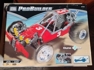 Mega Bloks Probuilder Dune Racer car Kit # 9763. 525 pieces. NIB