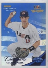 2013 USA Baseball Champions Certified National Team Mirror Blue Colton Plaia 3w8