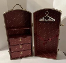 Vintage 1986 American Girl Pleasant Company Steamer Trunk For Samantha