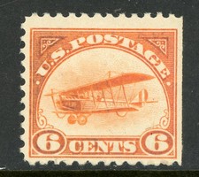 USA 1918 Airmail 6¢ Orange Scott C1 Mint U778