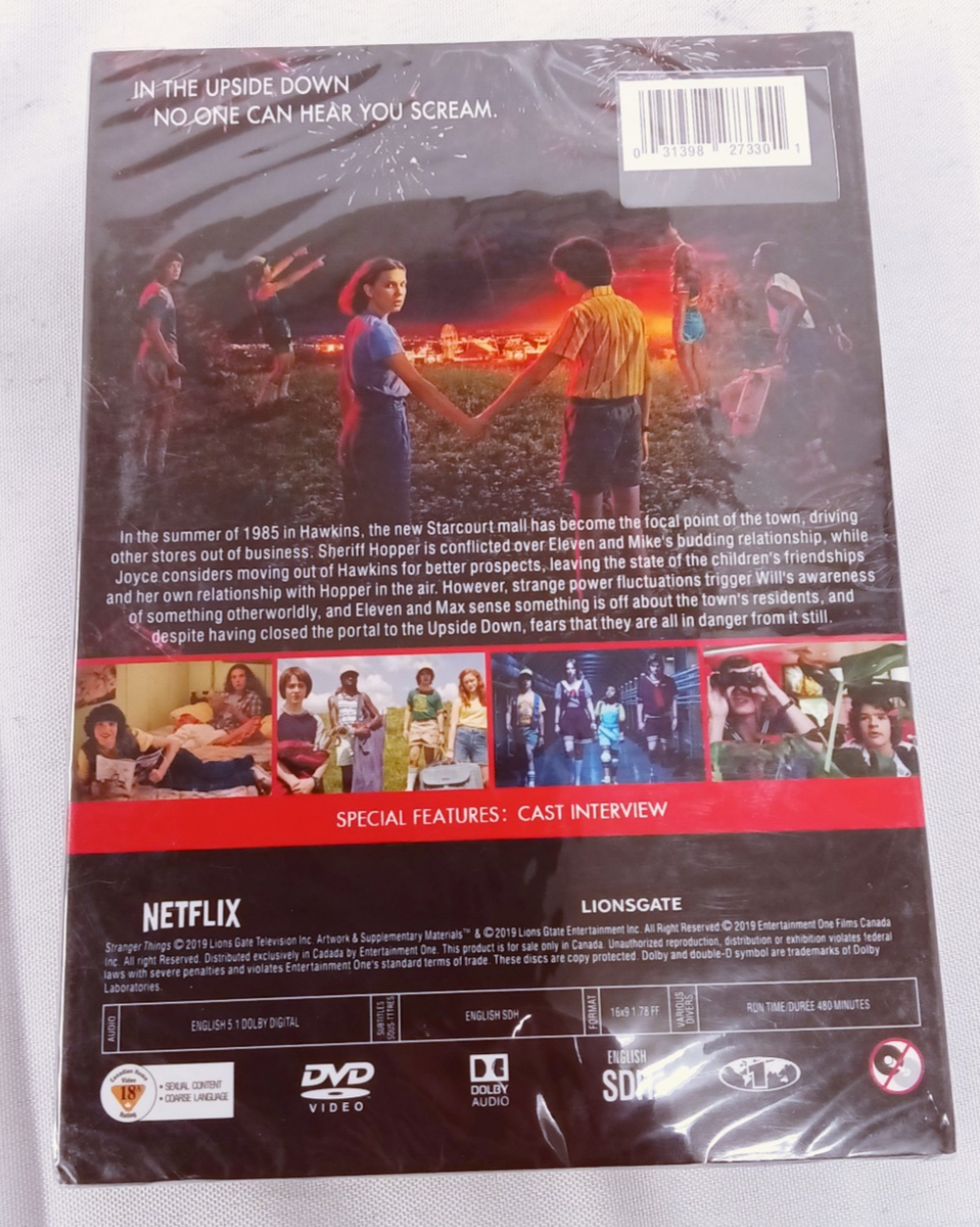 Stranger Things Season 3 (DVD, 2019) for sale online | eBay